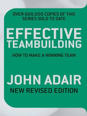 cover image of Effective Teambuilding